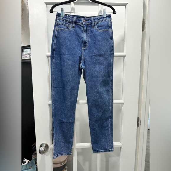 Hollister Women's Ultra High Rise Mom Blue Jeans - Size 7 - Picture 1 of 8